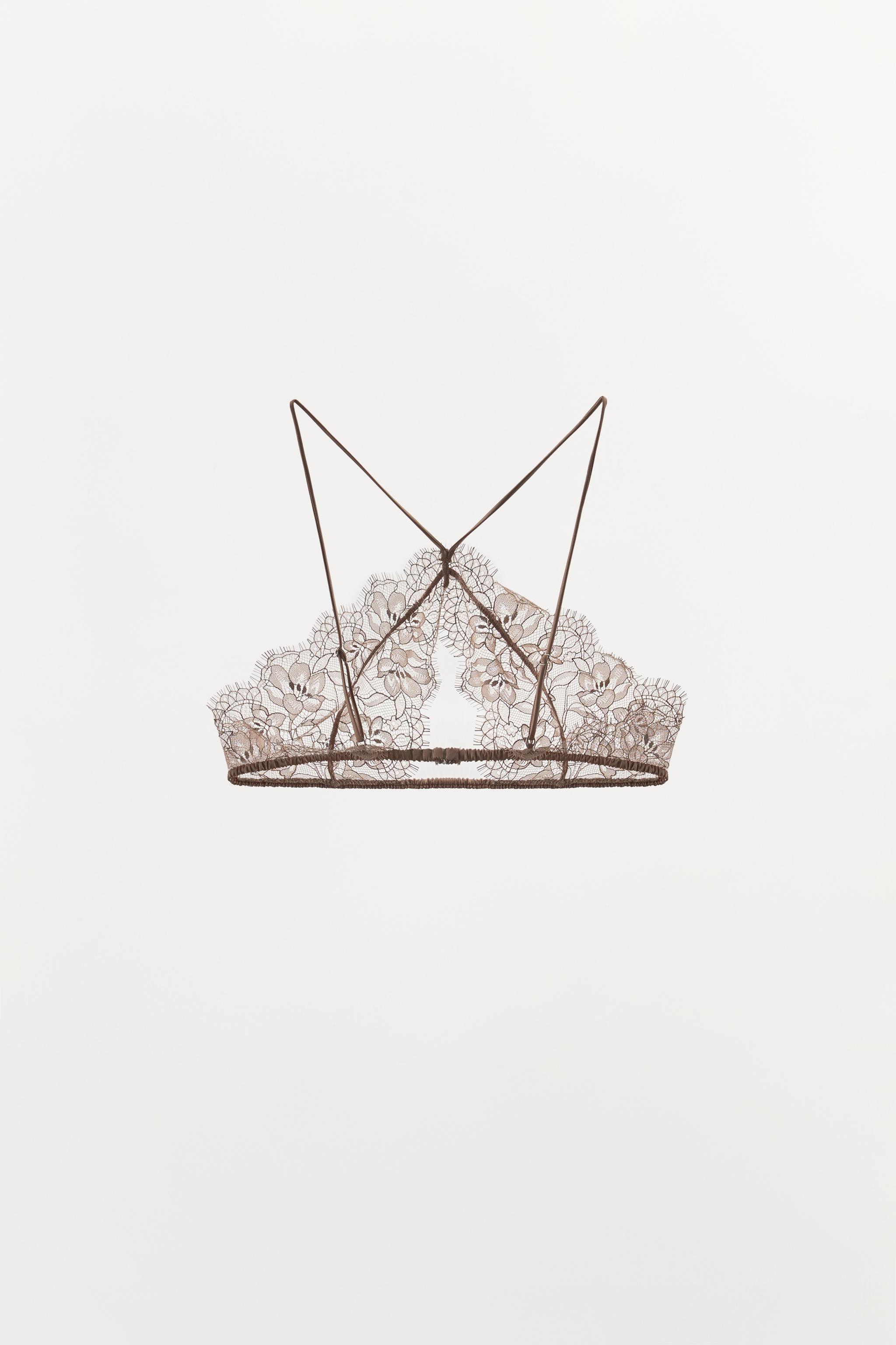 BRALETTE HALTER DENTELLE